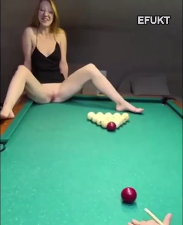 8 Ball In Pussy - Pool Ball SHOT Directly IN PUSSY!!!